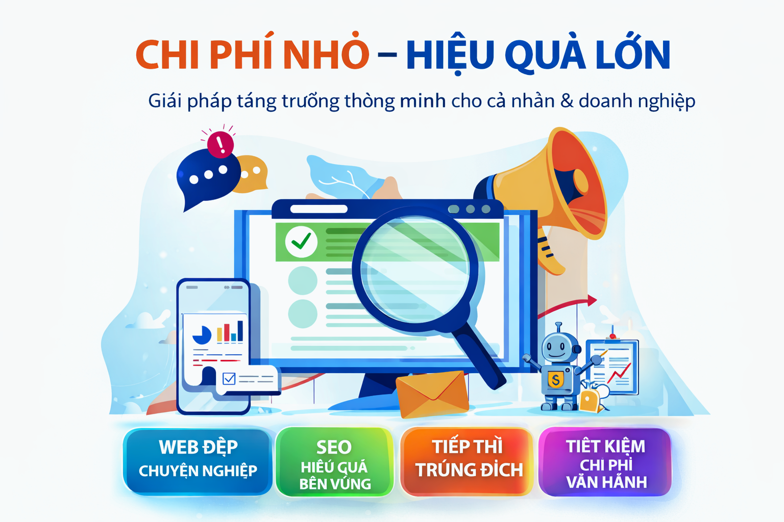 Chi phí nhỏ – hiệu quả lớn: Giải pháp tăng trưởng thông minh cho cá nhân và doanh nghiệp