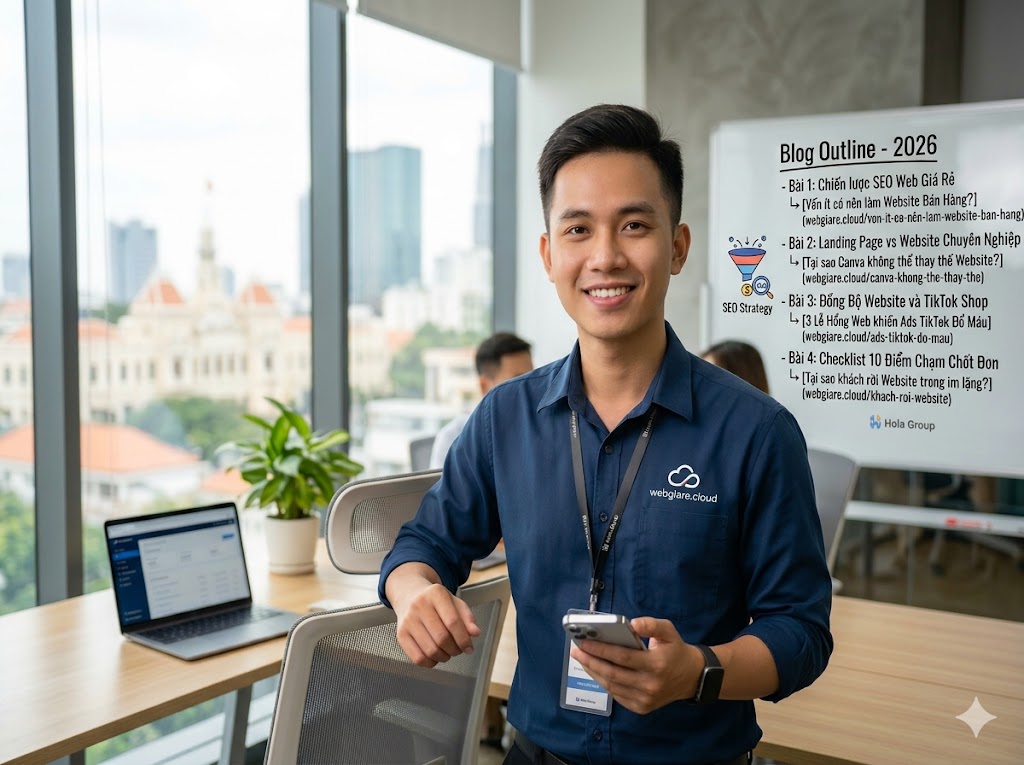 Tại sao Landing Page miễn phí không thể thay thế một Website chuyên nghiệp? 5 Lỗ hổng chí mạng khiến chủ shop mất khách và dữ liệu