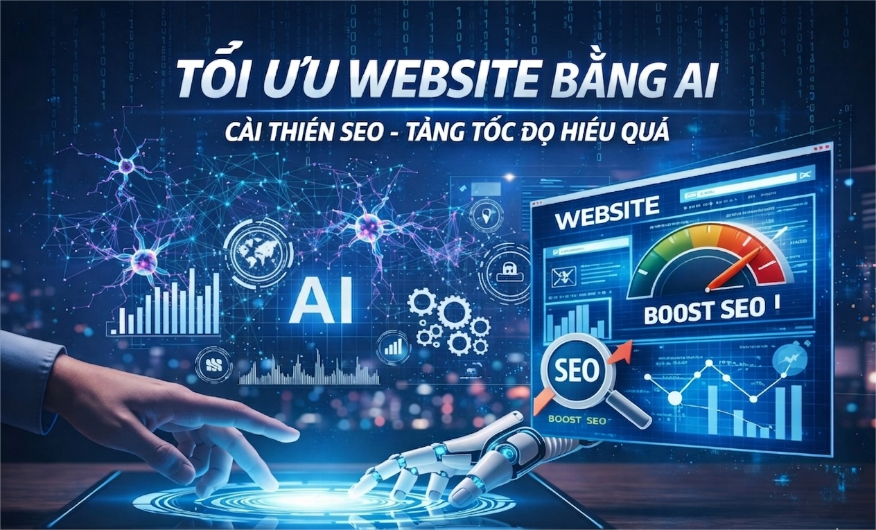 Dùng AI để tối ưu web giá rẻ – Giải pháp thông minh cho doanh nghiệp hiện đại