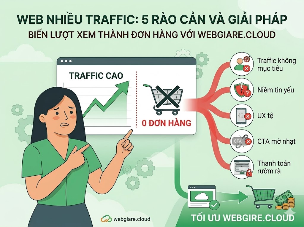 Web nhiều lượt xem nhưng không bán được: 5 rào cản tâm lý khách hàng
