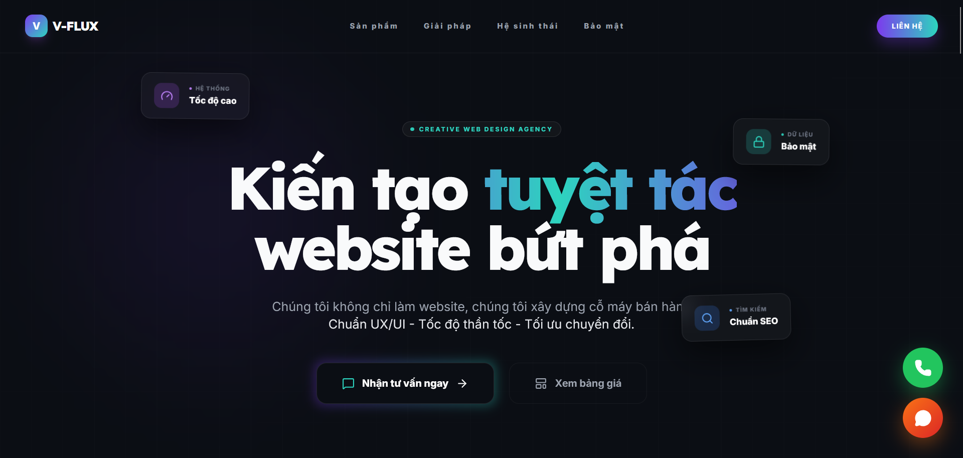 V-Flux Chuyên Gia Thiết Kế Website